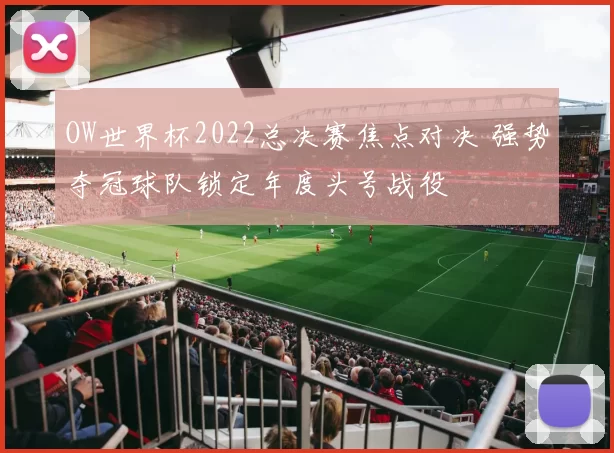 OW世界杯2022总决赛焦点对决 强势夺冠球队锁定年度头号战役